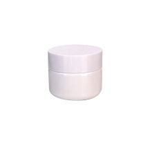 2oz PET material white cream container plastic cream jar with screw cap